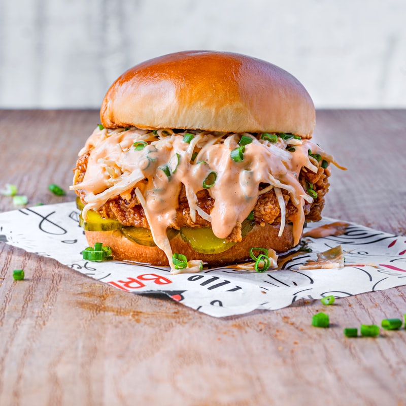 Crispy chicken sandwich